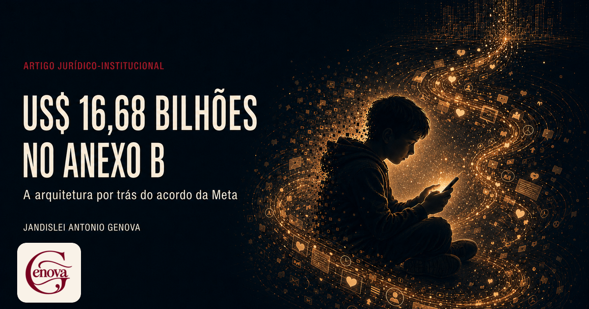 Ilustração editorial de uma criança com celular envolvida por um turbilhão de notificações, métricas e fragmentos digitais, simbolizando captura da atenção, monetização da vulnerabilidade e erosão da autonomia
