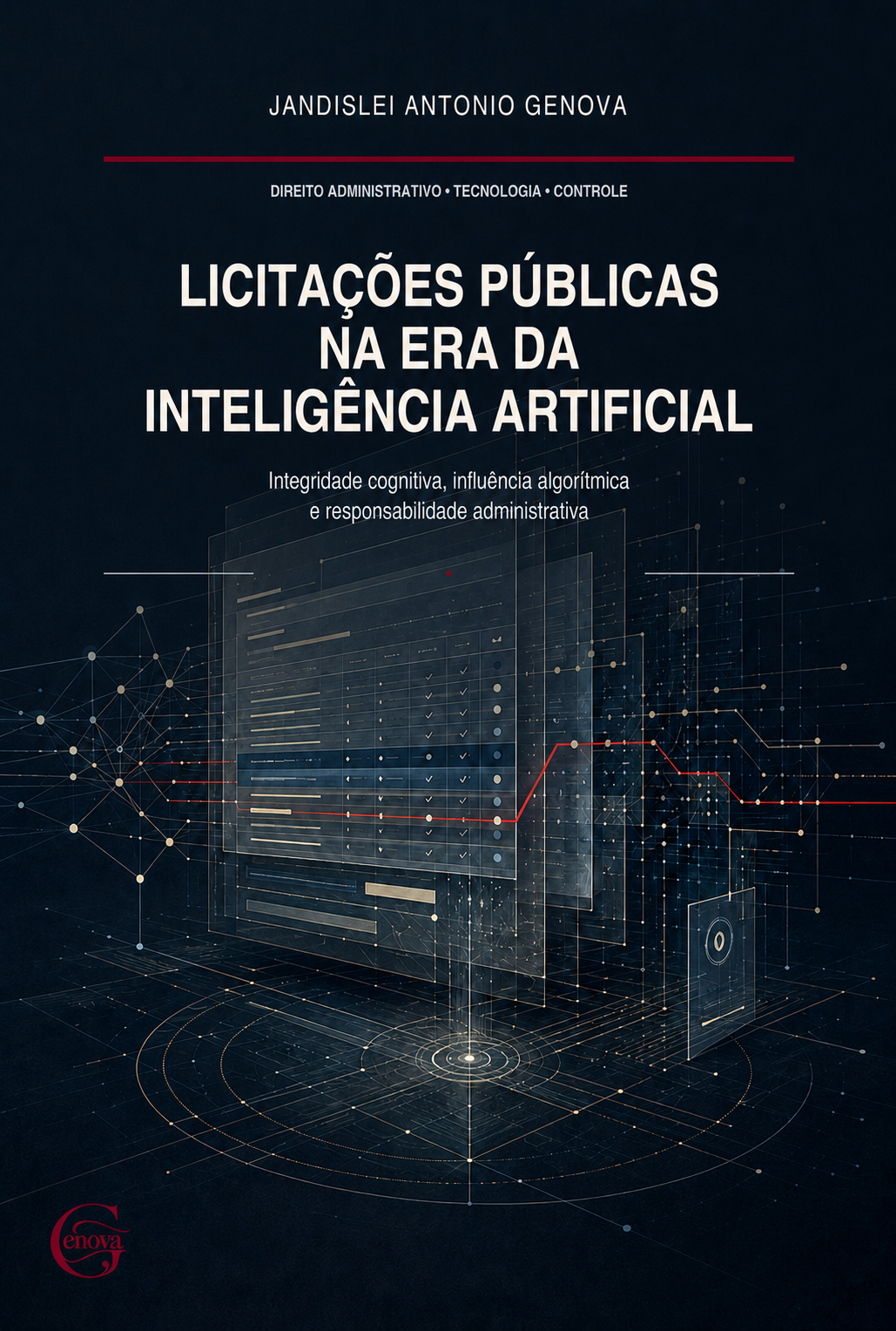 Capa do livro Licitações Públicas na Era da Inteligência Artificial, de Jandislei Antonio Genova.